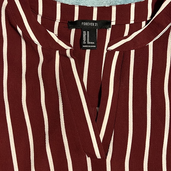 Forever 21 US M long sleeve or quarter sleeve mini dress or tunic shirt dress - Picture 2 of 8